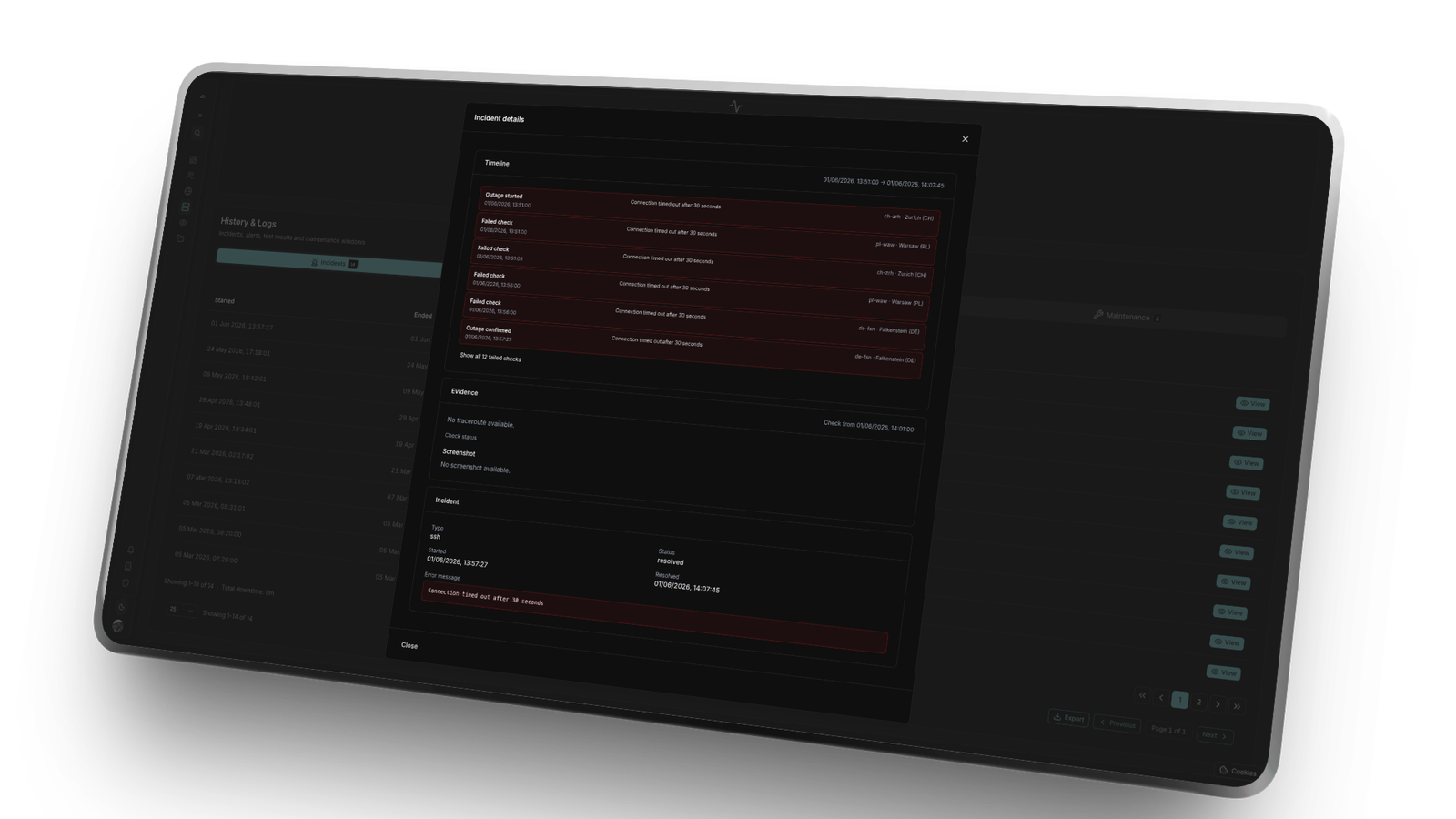 SSH Monitor